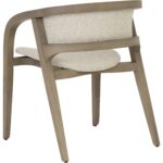 Arco Dining Armchair - Greige - Santa Cruz Oatmeal - Image 4
