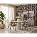 Arco Dining Armchair - Greige - Santa Cruz Oatmeal - Image 6
