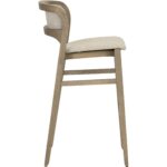 Arco Barstool - Greige - Santa Cruz Oatmeal - Image 3