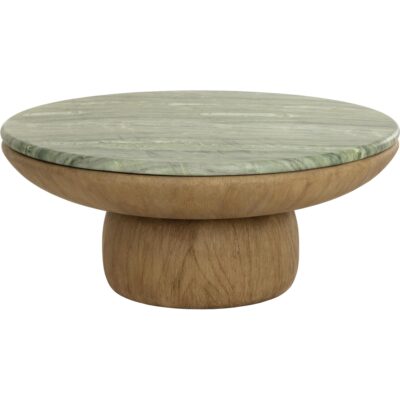 Alternative view of Orula Coffee Table - Marble Look - Sage