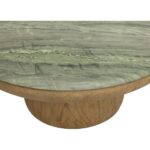Orula Coffee Table - Marble Look - Sage - Image 4