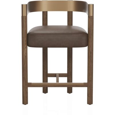 Alternative view of Manolo Counter Stool - Eglinton Espresso