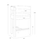 Manolo Counter Stool - Eglinton Espresso - Image 3