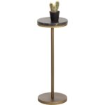 Ivor End Table - Sage Marble