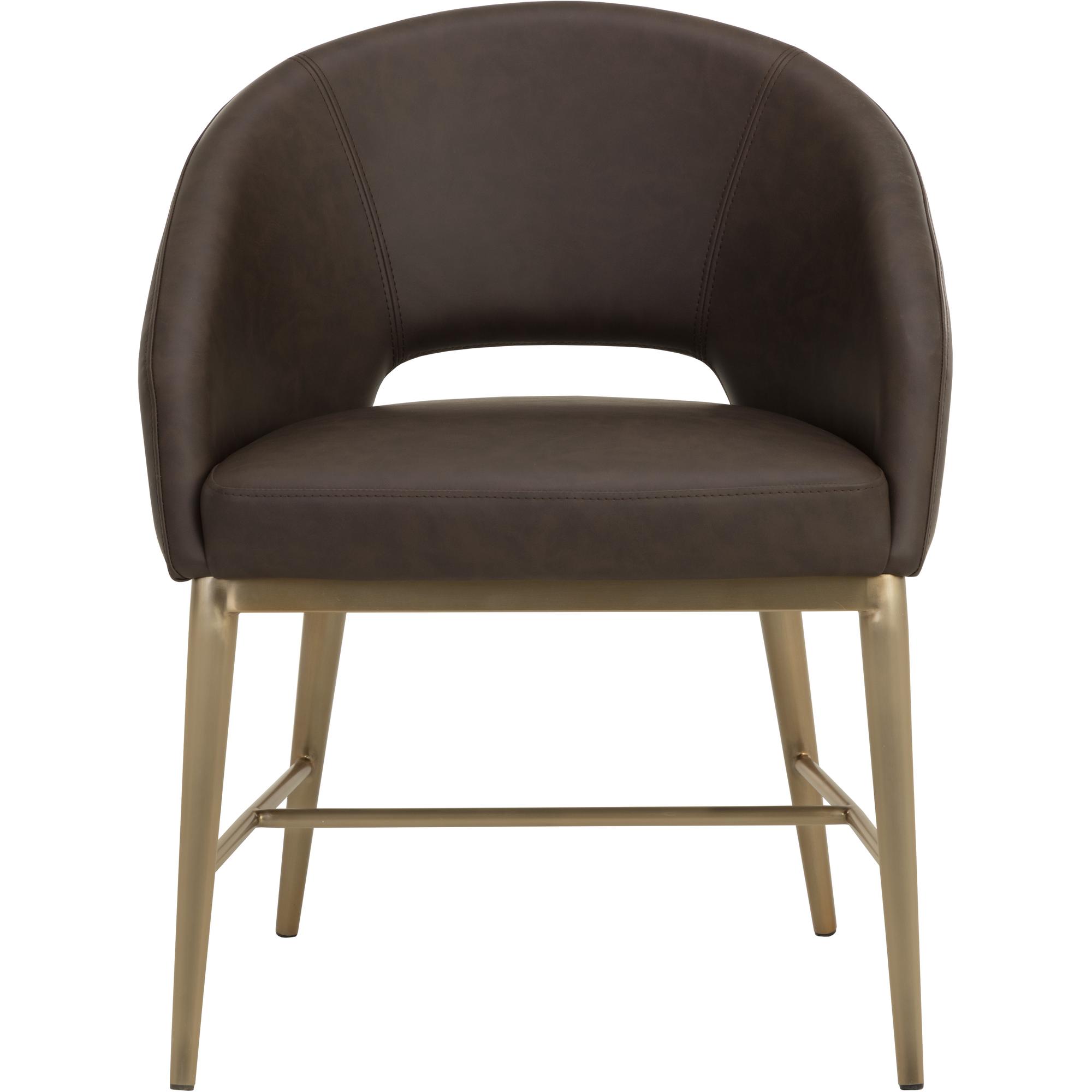 Abelson Dining Armchair - Eglinton Espresso - Image 2