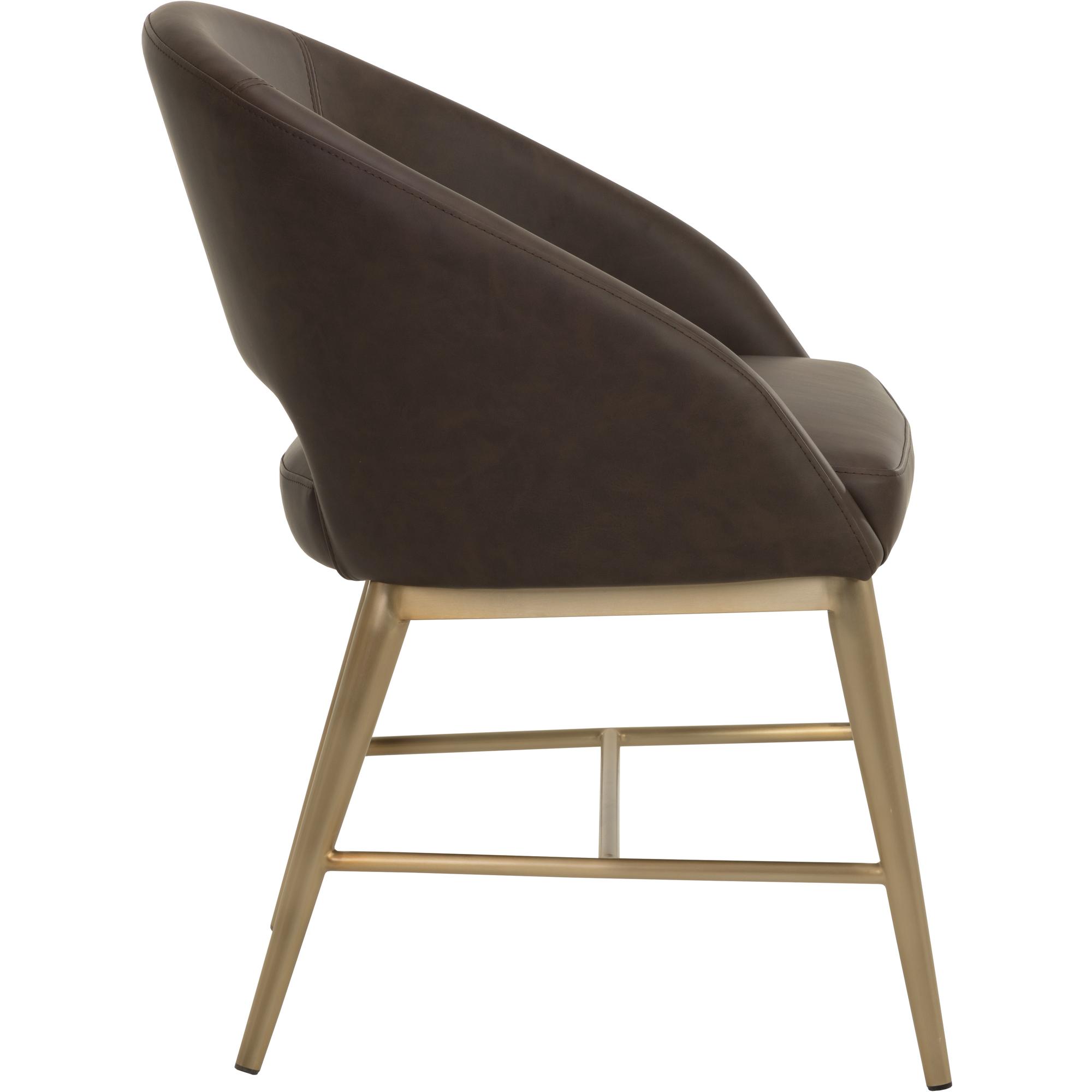 Abelson Dining Armchair - Eglinton Espresso - Image 3