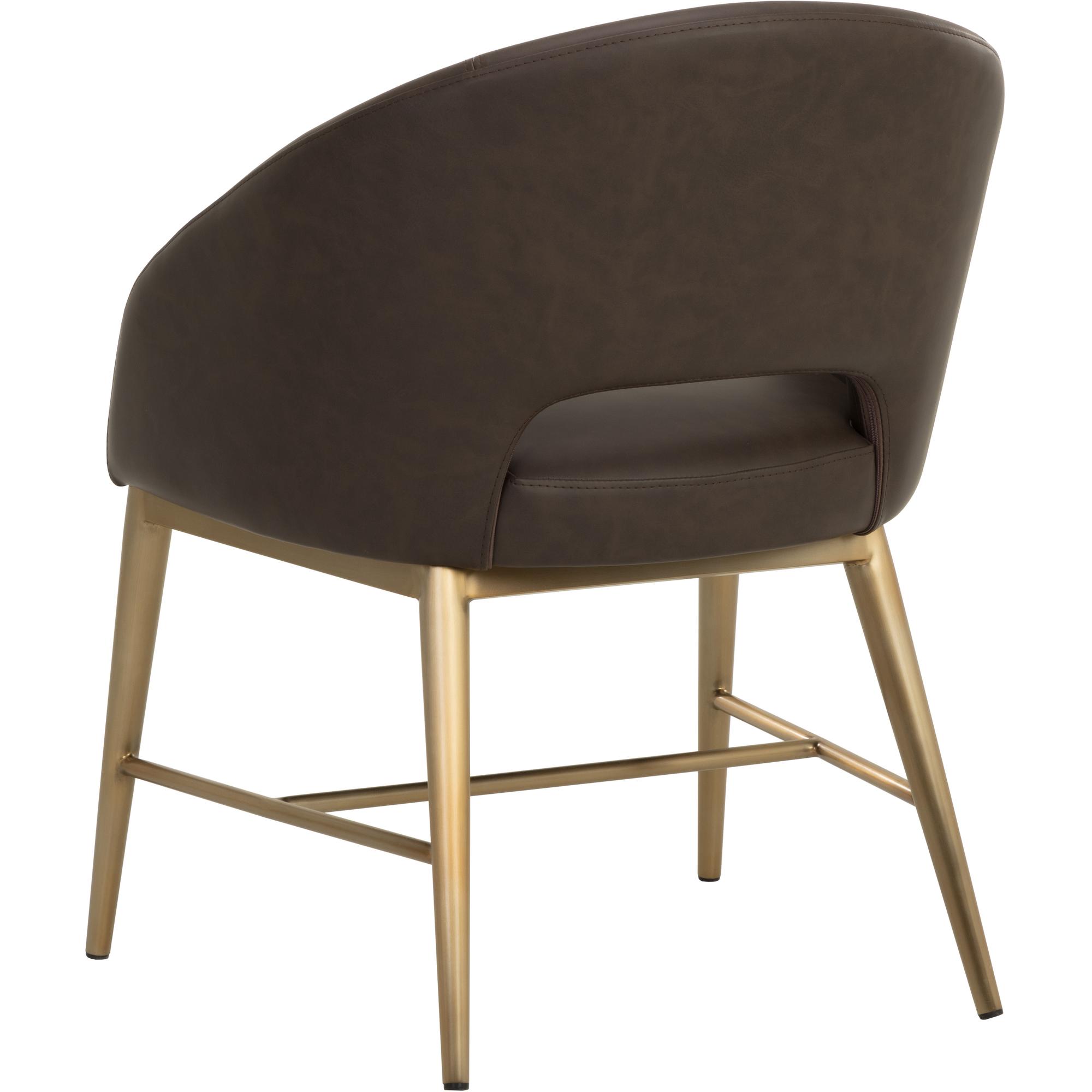 Abelson Dining Armchair - Eglinton Espresso - Image 4