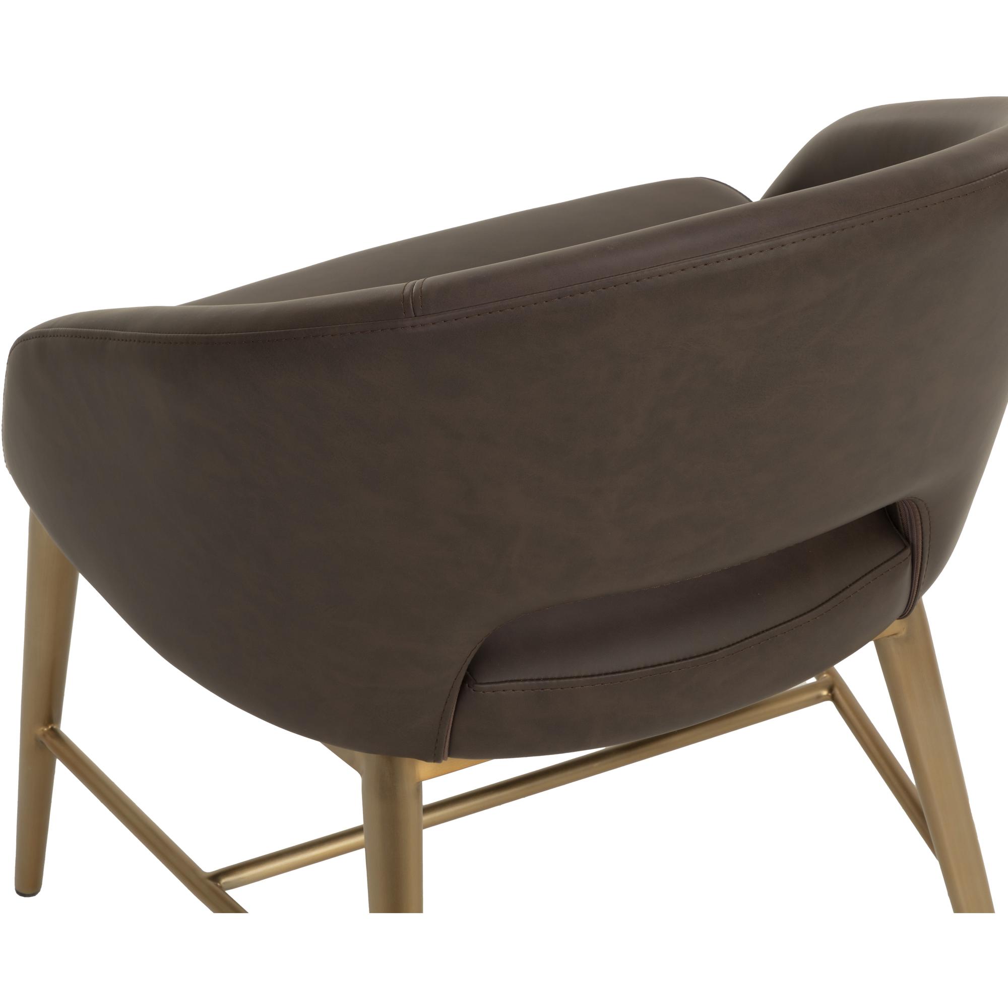 Abelson Dining Armchair - Eglinton Espresso - Image 5