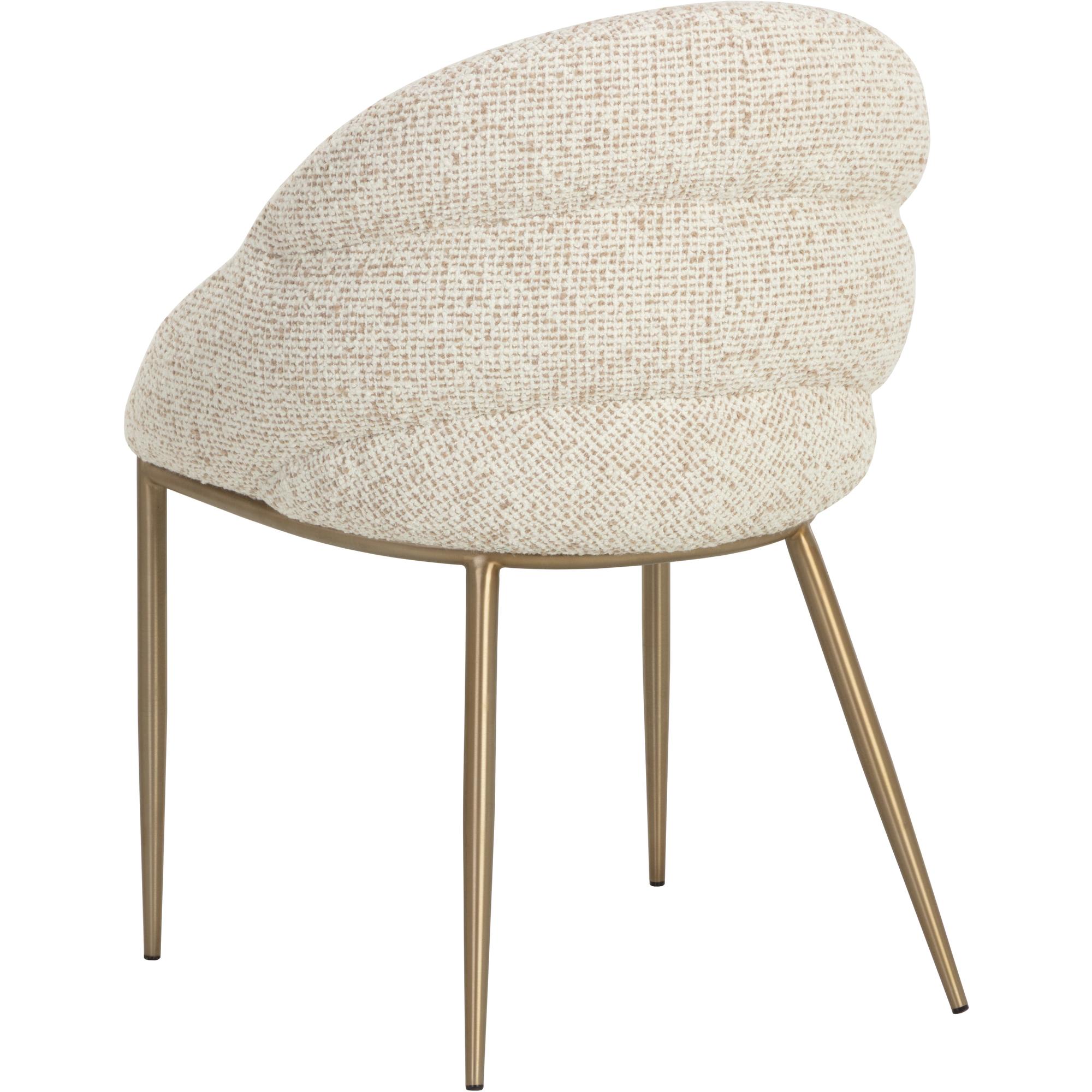 Caprielle Dining Armchair - Noah Ecru - Image 4