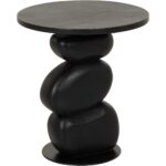 Balio End Table - Wood Look - Black - Image 2