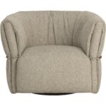 Davisville Swivel Armchair - Santa Cruz Cappuccino - Image 2