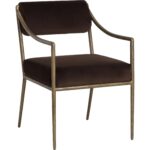 Leticia Dining Armchair - Diamond Mink