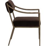 Leticia Dining Armchair - Diamond Mink - Image 3
