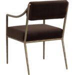 Leticia Dining Armchair - Diamond Mink - Image 4