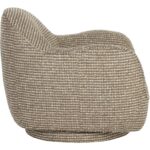 Tesoro Swivel Lounge Chair - Torched Meringue - Image 3