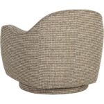 Tesoro Swivel Lounge Chair - Torched Meringue - Image 4
