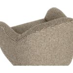 Tesoro Swivel Lounge Chair - Torched Meringue - Image 5