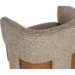 Coppola Lounge Chair - Cognac Leather / Torched Meringue - Image 5