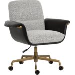 Lomax Office Chair - Helios Check Black / Bravo Black