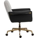 Lomax Office Chair - Helios Check Black / Bravo Black - Image 3