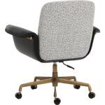 Lomax Office Chair - Helios Check Black / Bravo Black - Image 4