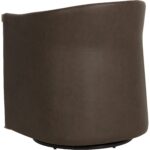 Leontine Swivel Lounge Chair - Gellar Earth / Eglinton Espresso - Image 4