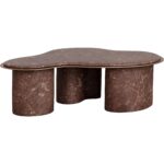 Isola Coffee Table - Marble Look - Mocha - Image 5