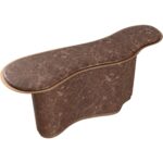 Isola Console Table - Marble Look - Mocha - Image 4