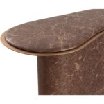 Isola Console Table - Marble Look - Mocha - Image 5