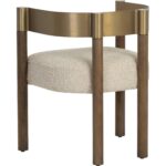 Manolo Dining Armchair - Santa Cruz Oatmeal - Image 4