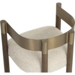 Manolo Dining Armchair - Santa Cruz Oatmeal - Image 5