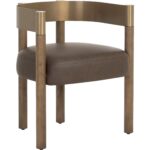 Manolo Dining Armchair - Eglinton Espresso