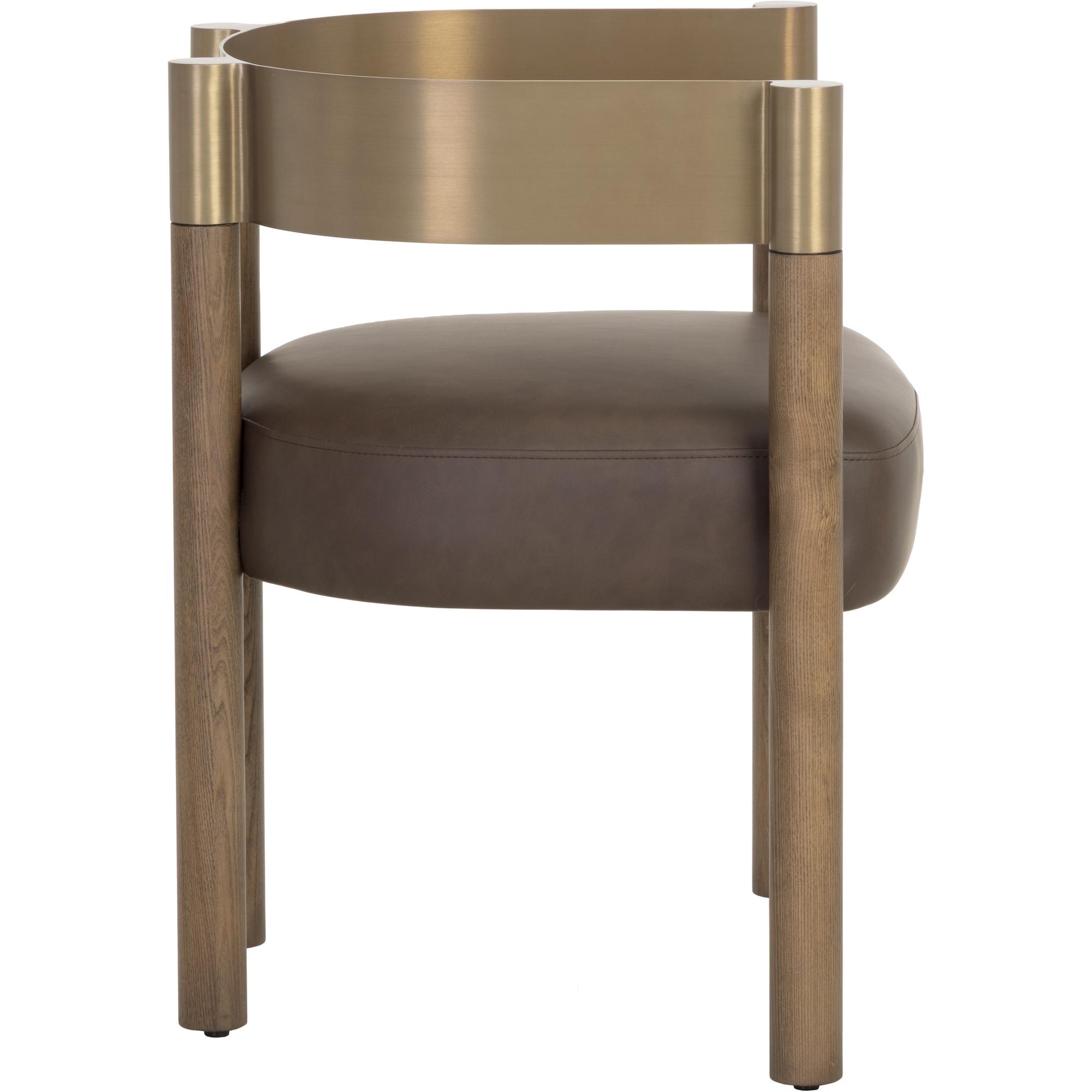 Manolo Dining Armchair - Eglinton Espresso - Image 3