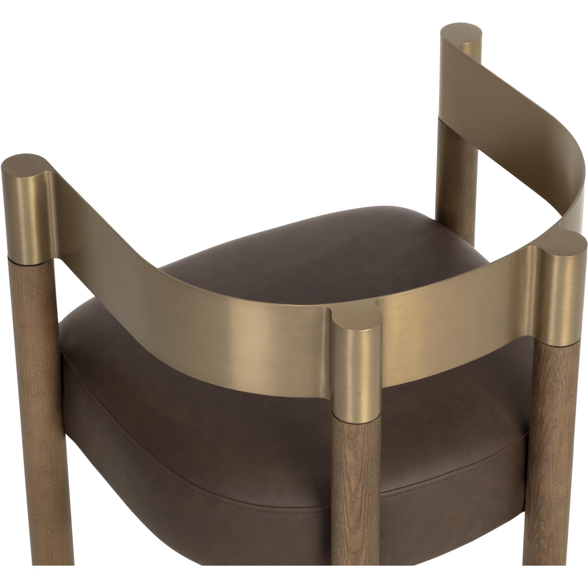 Manolo Dining Armchair - Eglinton Espresso - Image 5