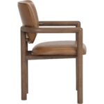 Fremont Dining Armchair - Missouri Cognac Leather - Image 3