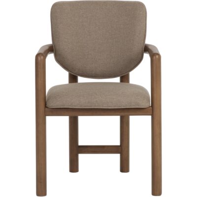 Alternative view of Fremont Dining Armchair - City Warm Taupe