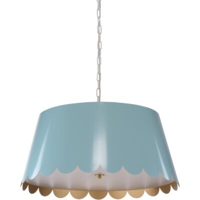 Alternative view of Mirasol Pendant - Blue (Lg)