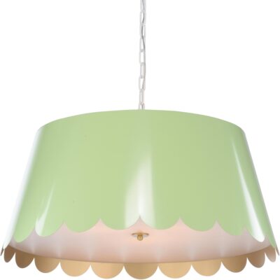 Alternative view of Mirasol Pendant - Green (Lg)