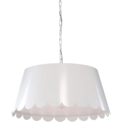 Alternative view of Mirasol Pendant - White (Lg)