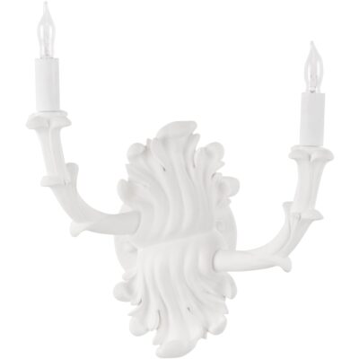 Alternative view of Roche Plaster Double Arm Sconce