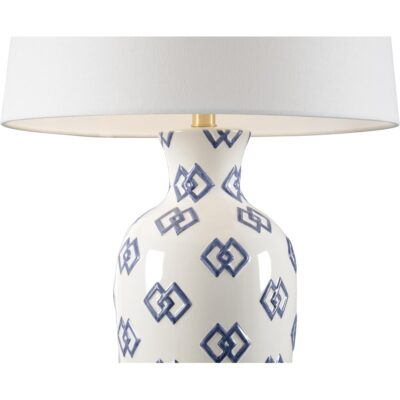Alternative view of Linked In Lamp - Blue