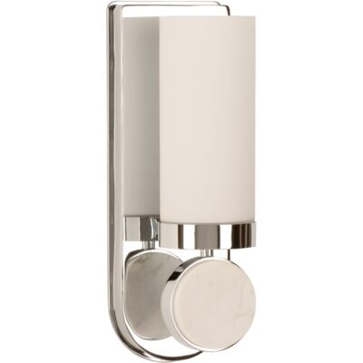 Alternative view of Emmons Sconce - Nickel/Short
