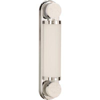 Alternative view of Emmons Sconce - Nickel/Tall