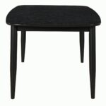 Phylon Dining Table with Extension, 63"-79" in Black - Image 4