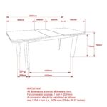Asteva Dining Table with Extension, 63"-79" in Walnut - Image 8
