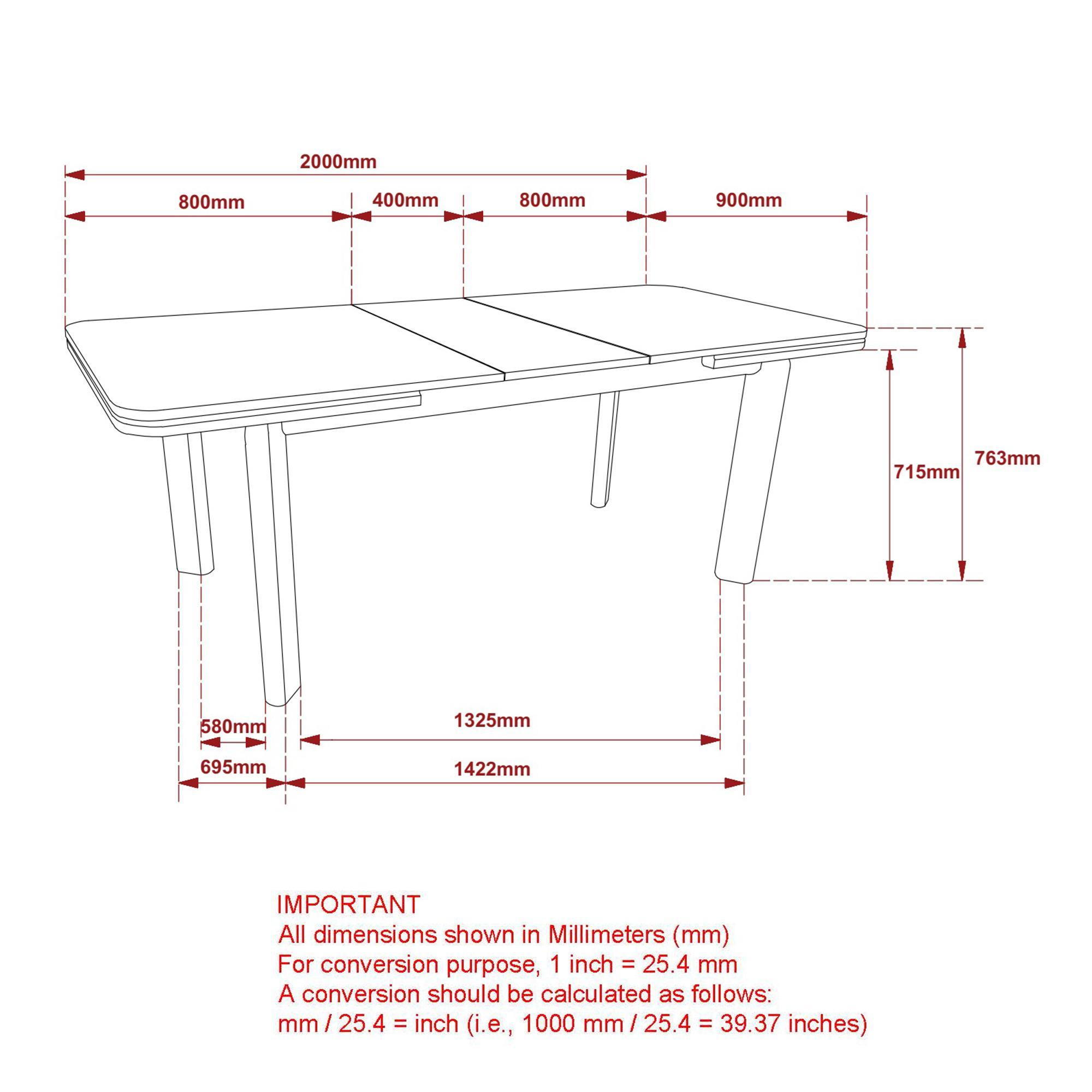 Asteva Dining Table with Extension, 63"-79" in Walnut - Image 8
