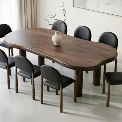 Alternative view of Zaloa Organic Dining Table, 78" in Dark Walnut