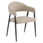 Alfie Dining Chair, Set of 4 in Sand and Black