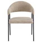 Alfie Dining Chair, Set of 4 in Sand and Black - Image 5