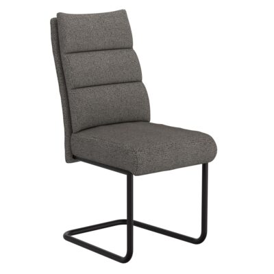 Brodi Dining Chair, Set of 2 in Charcoal and Black